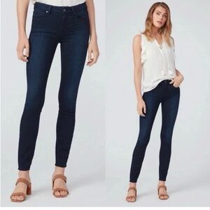 PAIGE Women's Navy Skinny Jeans